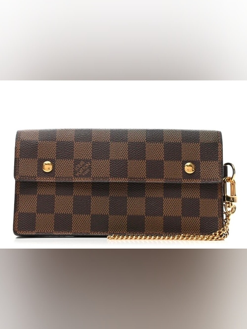LOUIS VUITTON Damier Ebene Portefeuille Long Modulable Wallet/ UNISEX